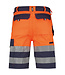 DASSY Venna Reflecterende Korte Werkbroek Oranje/Donkerblauw