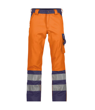 DASSY DASSY Lancaster Reflecterende Werkbroek Oranje/Donkerblauw