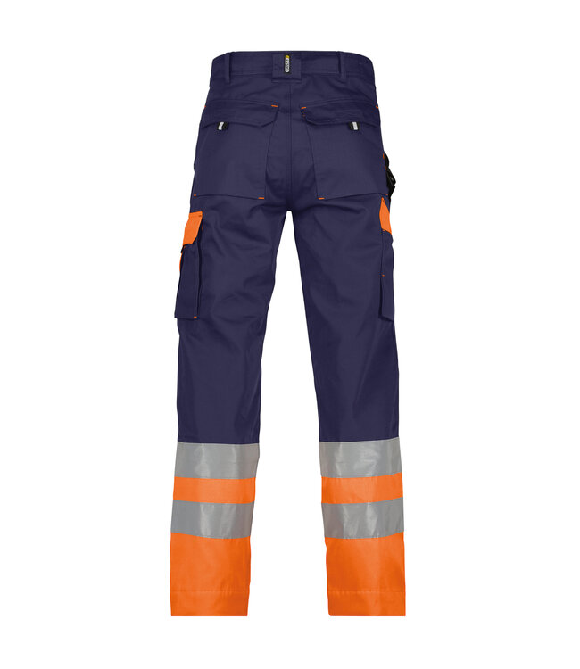 DASSY Omaha Reflecterende Werkbroek Donkerblauw/Oranje
