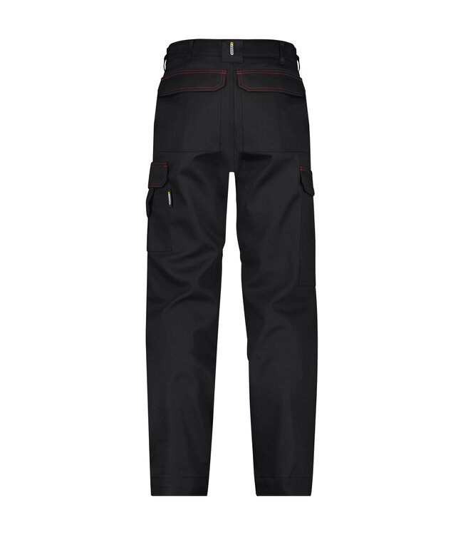DASSY Arizona Brandvertragende Werkbroek Zwart