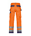 DASSY Glasgow Reflecterende werkbroek Oranje/Donkerblauw