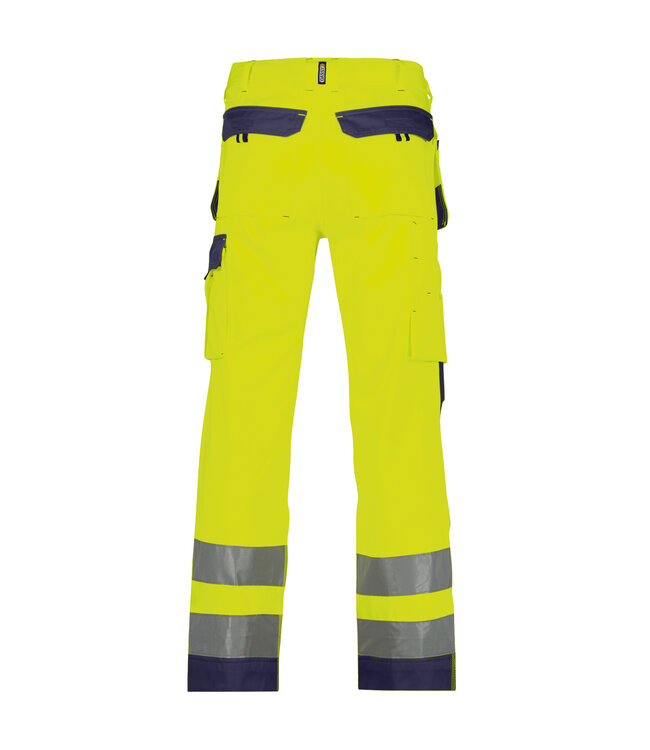 DASSY Glasgow Reflecterende Werkbroek Geel/Donkerblauw