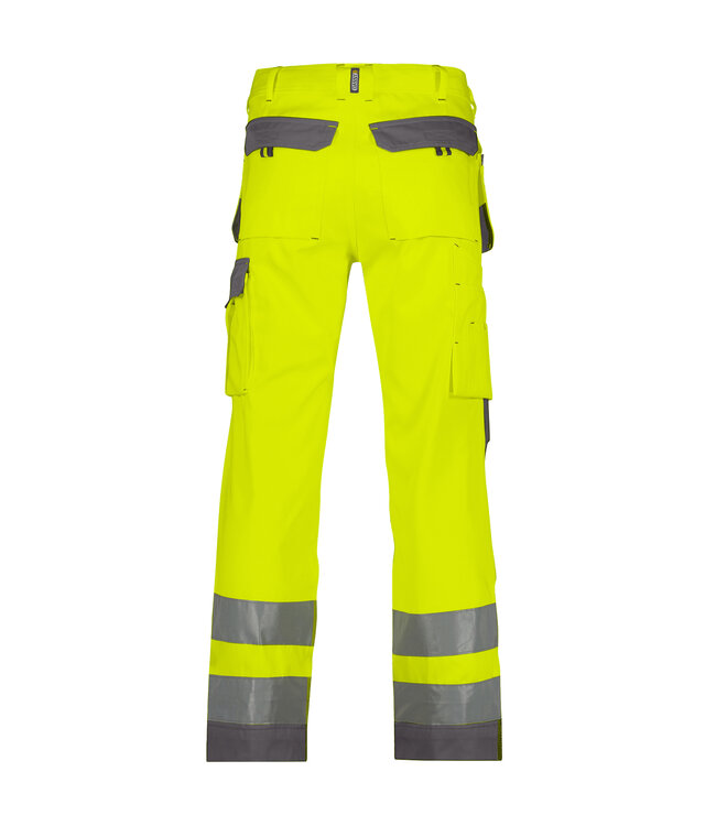 DASSY Glasgow Reflecterende Werkbroek Geel/Grijs