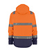 DASSY Malaga Reflecterende Softshell Werkjas Oranje/Donkerblauw