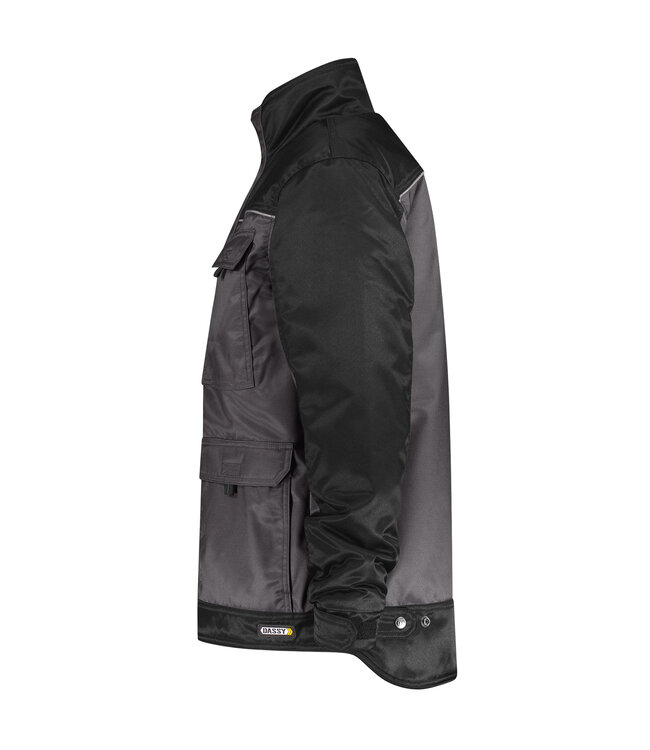 DASSY Tignes Winter Werkjas Grijs/Zwart