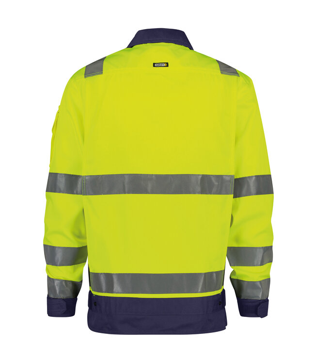 DASSY Dusseldorf Reflecterende Werkjas Ongevoerd Geel/Donkerblauw