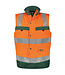 DASSY Bilbao Reflecterende Bodywarmer Oranje/Groen