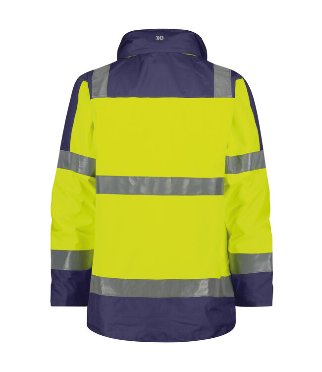 DASSY Atlantis Reflecterende Werkjas Geel/Donkerblauw