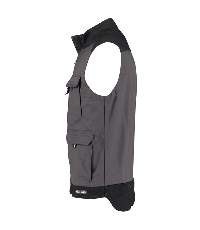 DASSY Faro Zomer Bodywarmer Grijs/Zwart