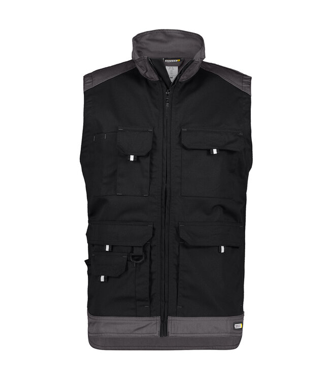 DASSY Faro Zomer Bodywarmer Zwart/Grijs