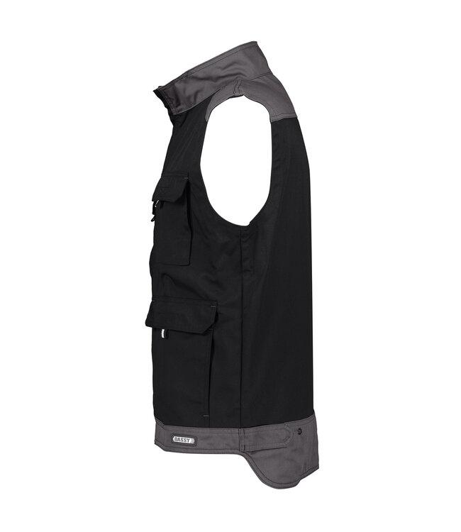DASSY Faro Zomer Bodywarmer Zwart/Grijs