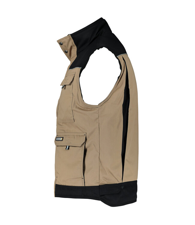 DASSY Hulst Bodywarmer Beige/Zwart