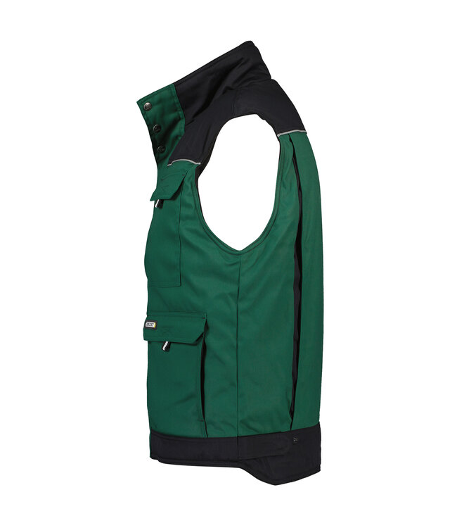 DASSY Hulst Bodywarmer Groen/Zwart