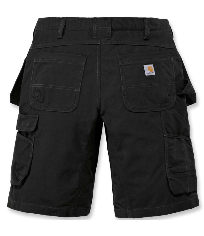 Carhartt Rugged Flex Ripstop Multi Pocket Korte Werkbroek Zwart