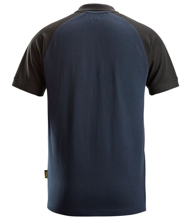 Snickers 2750 Tweekleurige Werkpolo Donkerblauw/Zwart