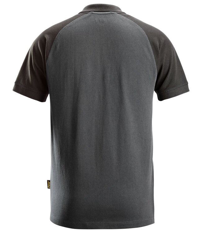 Snickers 2750 Tweekleurige Werkpolo Staalgrijs/Zwart