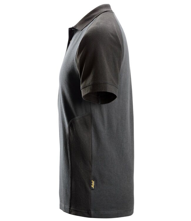 Snickers 2750 Tweekleurige Werkpolo Staalgrijs/Zwart