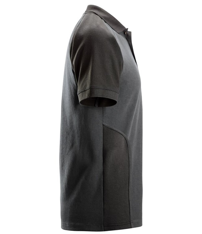 Snickers 2750 Tweekleurige Werkpolo Staalgrijs/Zwart