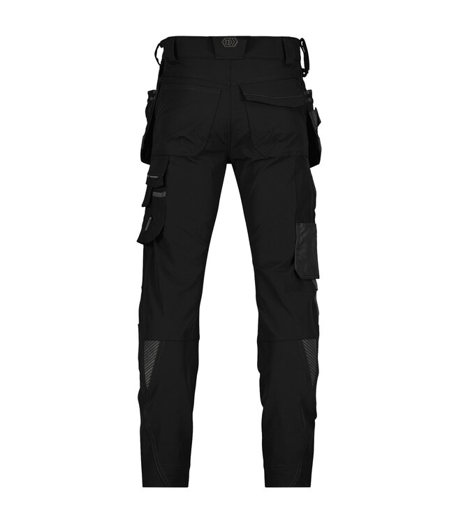 DASSY Matrix D-FX Flex 4-way Stretch Werkbroek Zwart/Grijs
