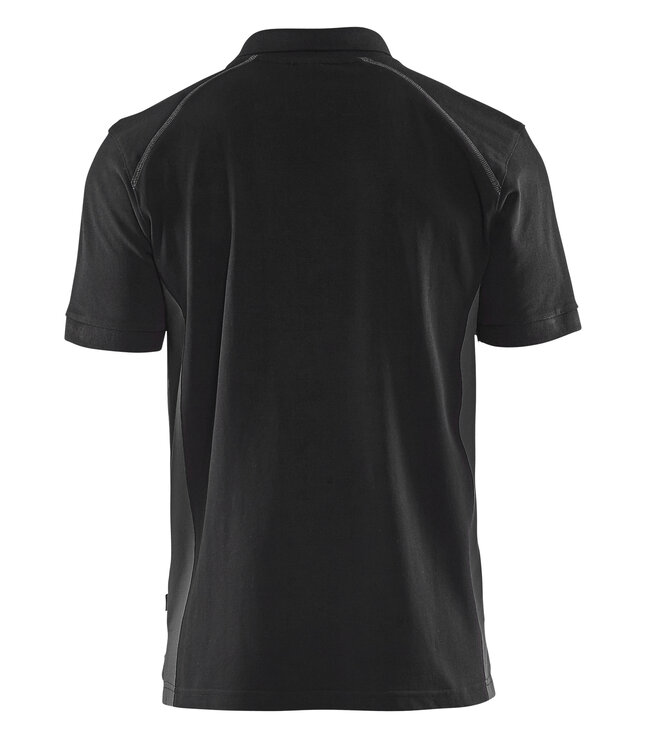 Blaklader 3324 Werkpolo Zwart/Donkergrijs