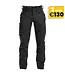 DASSY Helix D-Flex Werkbroek Stretch Zwart