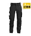 DASSY Dynax D-Flex Werkbroek Stretch Zwart