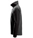 Snickers 2841 Sweater met Korte Rits Donkergrijs/Zwart