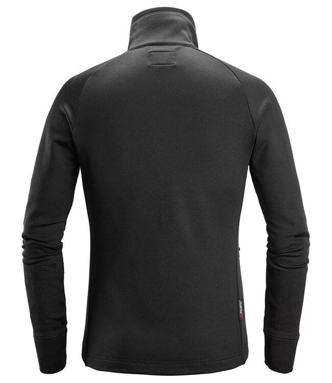 Snickers 8023 FW Polartec Werktrui met Rits Zwart