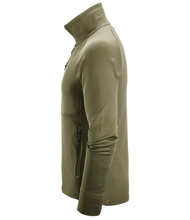 Snickers 8023 FW Polartec Werktrui met Rits Khaki