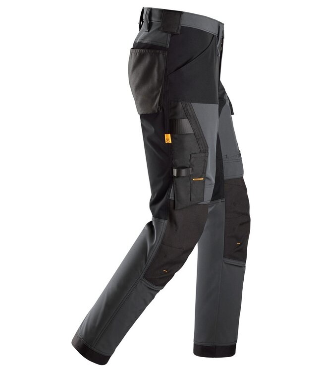 Snickers 6375 AW Stretch Werkbroek Donkergrijs/Zwart