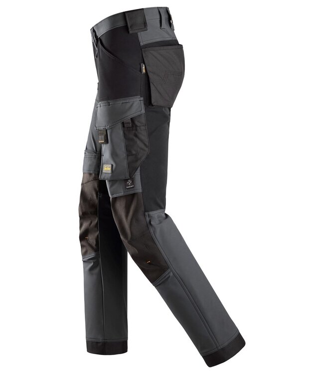 Snickers 6375 AW Stretch Werkbroek Donkergrijs/Zwart