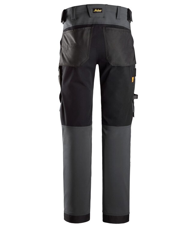 Snickers 6375 AW Stretch Werkbroek Donkergrijs/Zwart