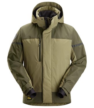Snickers Workwear Snickers 1112 AW Winter Werkjas Khaki Groen/Groen