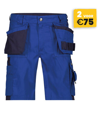 DASSY DASSY Monza Korte Werkbroek Blauw/Donkerblauw