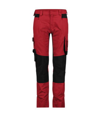 DASSY DASSY Dynax NEXT D-Flex Dames Werkbroek Stretch Rood/Zwart