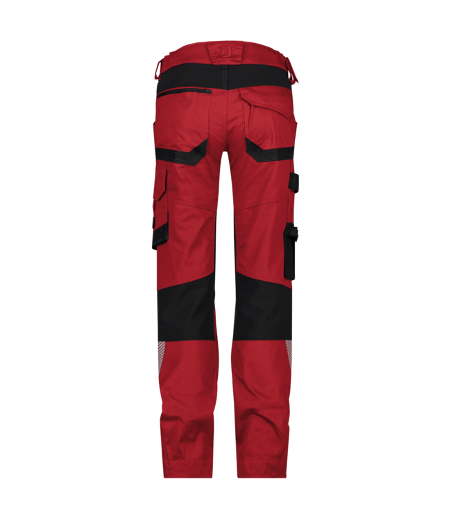 DASSY Dynax NEXT D-Flex Dames Werkbroek Stretch Rood/Zwart