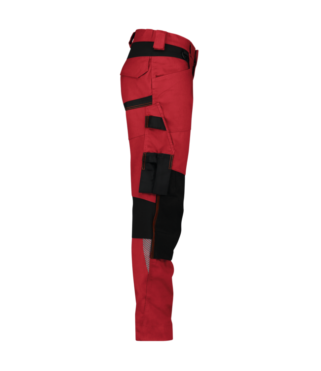 DASSY Dynax NEXT D-Flex Dames Werkbroek Stretch Rood/Zwart