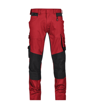 DASSY DASSY Dynax NEXT D-Flex Werkbroek Stretch Rood/Zwart