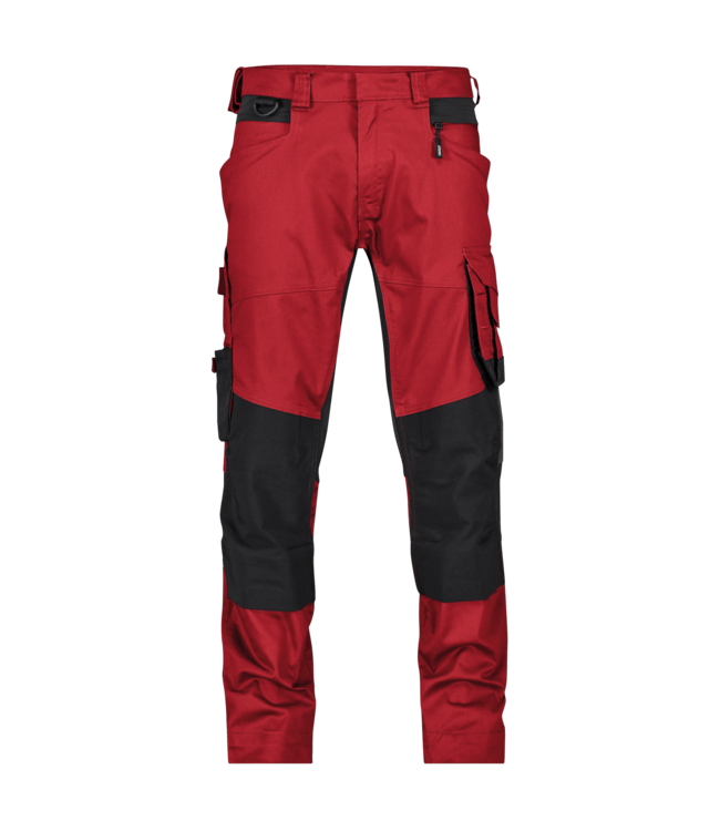 DASSY Dynax NEXT D-Flex Werkbroek Stretch Rood/Zwart