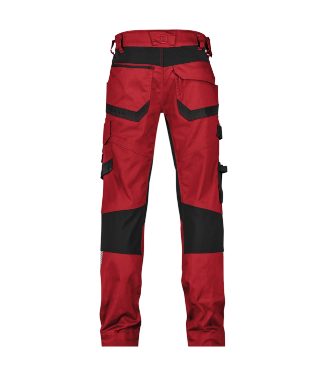 DASSY Dynax NEXT D-Flex Werkbroek Stretch Rood/Zwart