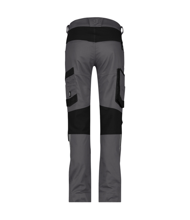 DASSY Helix NEXT D-Flex Dames Werkbroek Stretch Grijs/Zwart