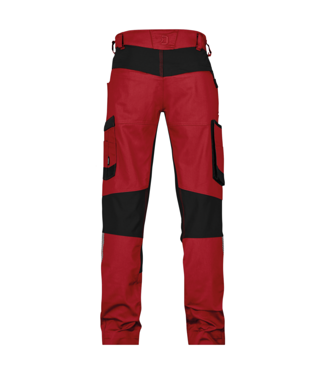 DASSY Helix NEXT D-Flex Werkbroek Stretch Rood/Zwart