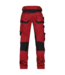DASSY Flux NEXT D-Flex Werkbroek Stretch Rood/Zwart