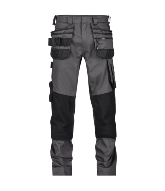 DASSY DASSY Flux NEXT D-Flex Werkbroek Stretch Grijs/Zwart