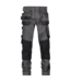 DASSY Flux NEXT D-Flex Werkbroek Stretch Grijs/Zwart
