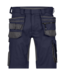 DASSY Trix NEXT D-Flex Korte Werkbroek Stretch Donkerblauw/Grijs
