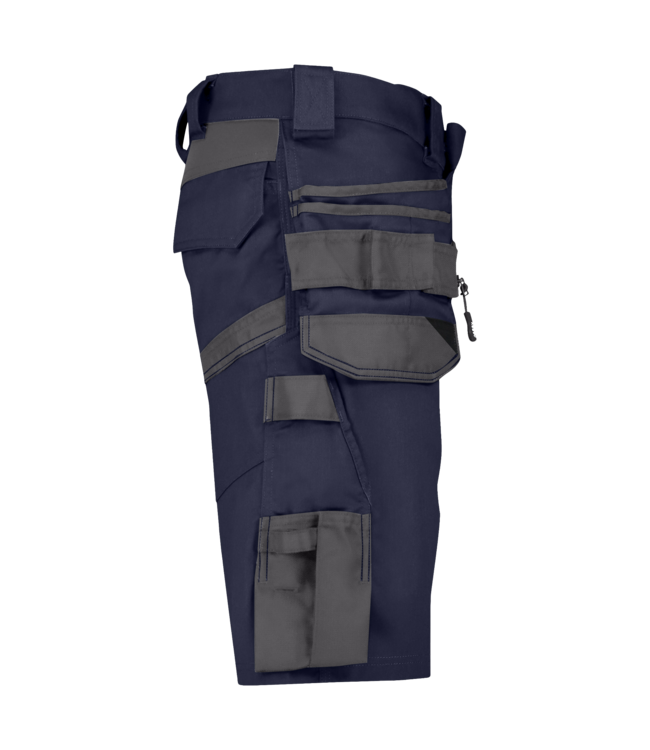 DASSY Trix NEXT D-Flex Korte Werkbroek Stretch Donkerblauw/Grijs