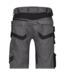 DASSY Trix NEXT D-Flex Korte Werkbroek Stretch Grijs/Zwart