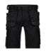 DASSY Trix NEXT D-Flex Korte Werkbroek Stretch Zwart
