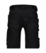 DASSY Trix NEXT D-Flex Korte Werkbroek Stretch Zwart